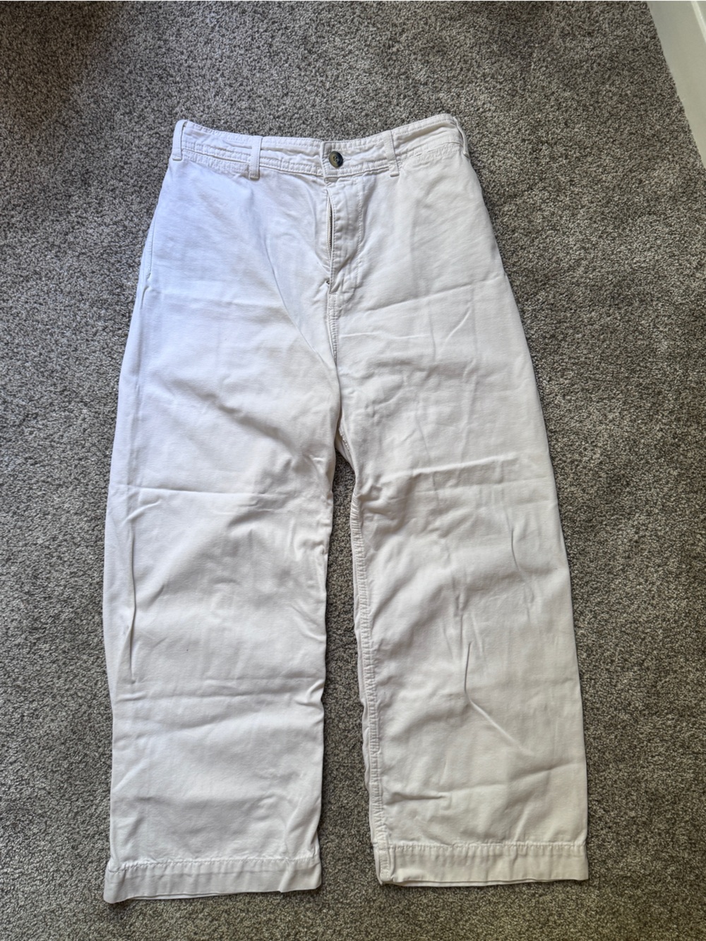 We The Free High-Rise Wide Leg Jeans in Ivory